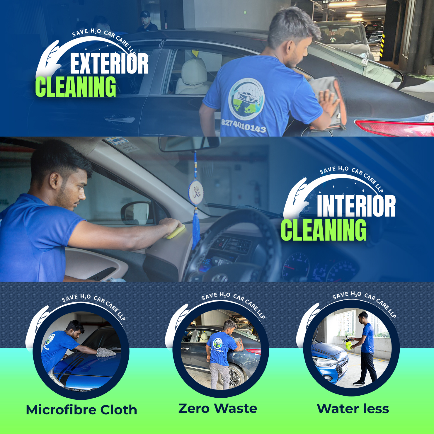Waterless Car Wash Process